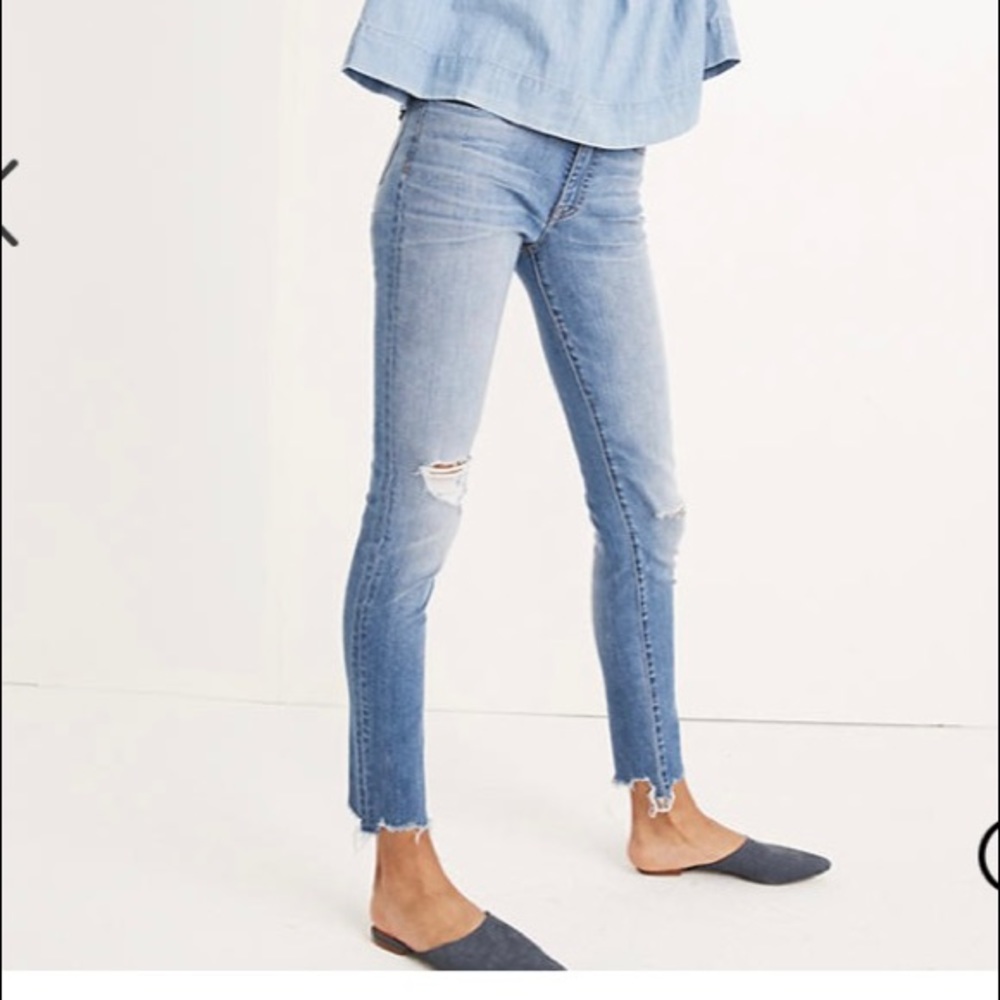 Madewell Petite 9" High- Rise Skinny jeans 28P